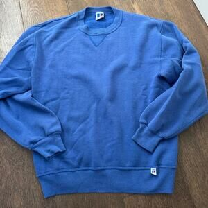 Russell Athletic Vintage Blue Crewneck Sweatshirt Sz M